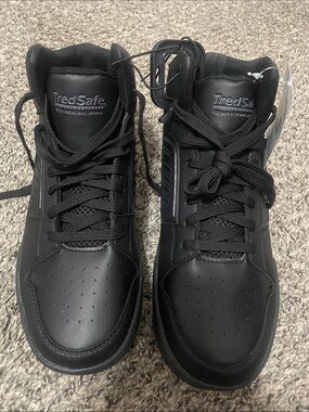 TredSafe EnduroPro Lucas Men’s Black Slip Resistant Work Shoes Size 10.5